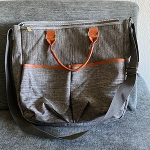 Grey Crossbody Bag